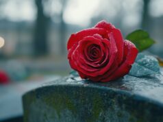 https://www.vecteezy.com/photo/50158519-a-delicate-red-rose-resting-on-a-weathered-tombstone-in-the-rain