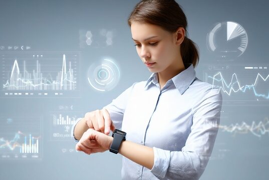 https://www.vecteezy.com/photo/65704370-a-woman-wearing-a-shirt-and-looking-at-her-wrist