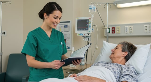 https://www.vecteezy.com/photo/65453084-smiling-nurse-reviews-medical-chart-with-senior-female-patient-in-hospital-bed-healthcare-professional-provides-attentive-care-and-support-in-a-medical-setting