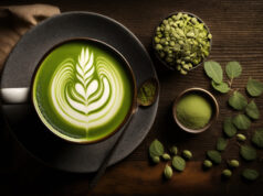 https://www.vecteezy.com/photo/22993483-matcha-green-tea-with-latte-art-foam-in-cup-with-powder-on-dark-wooden-table-latte-art-hot-green-tea-milk-soy-milk-morning-traditional-beverage-with-generative-ai
