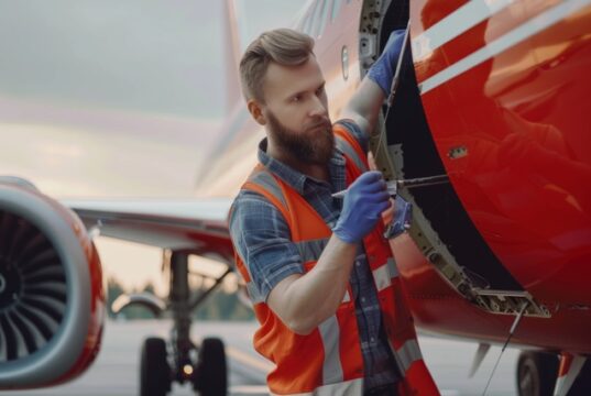 https://www.vecteezy.com/photo/46521537-skilled-young-airplane-mechanic-plane-check-engine-avionics-hangar-industry-technology-experienced-engineer-safety-scheduled-maintenance-transportation-jet-airport-repair-inspection