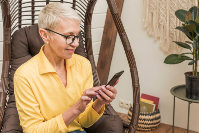 https://www.freepik.com/free-photo/beautiful-senior-woman-using-her-phone_6598941.htm#fromView=image_search&page=1&position=23&uuid=789c8032-a538-4a94-975b-5ad292a9e61f&query=senior+woman+smartphone