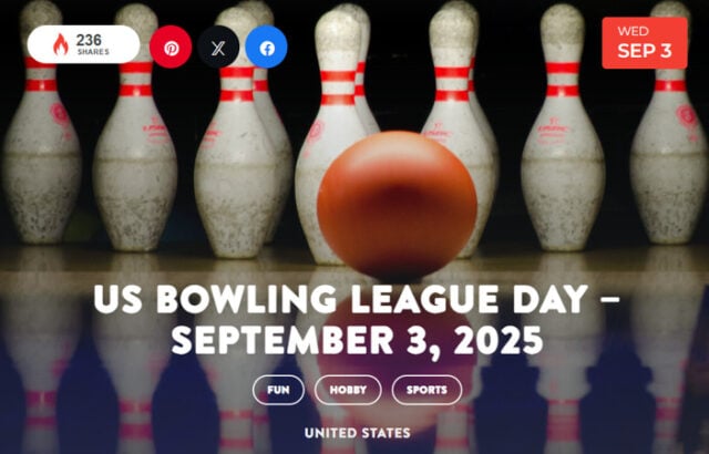 Bowling League Day
