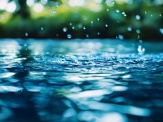 https://www.vecteezy.com/photo/54451430-a-body-of-water-with-raindrops-falling-on-it