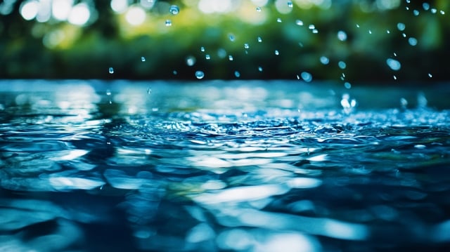 https://www.vecteezy.com/photo/54451430-a-body-of-water-with-raindrops-falling-on-it
