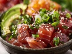 https://www.vecteezy.com/photo/49109577-a-delicious-and-healthy-poke-bowl-with-tuna-avocado-cucumber-edamame-carrots-and-sesame-seeds