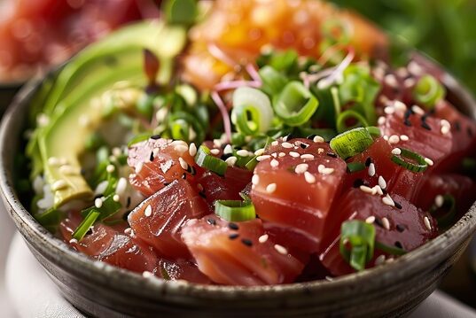 https://www.vecteezy.com/photo/49109577-a-delicious-and-healthy-poke-bowl-with-tuna-avocado-cucumber-edamame-carrots-and-sesame-seeds