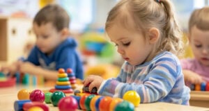 https://www.vecteezy.com/photo/50002597-cute-little-girl-playing-with-colorful-wooden-toys-in-kindergarten