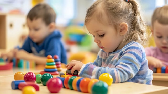 https://www.vecteezy.com/photo/50002597-cute-little-girl-playing-with-colorful-wooden-toys-in-kindergarten
