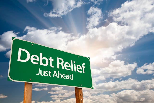 https://www.vecteezy.com/photo/16297509-debt-relief-green-road-sign