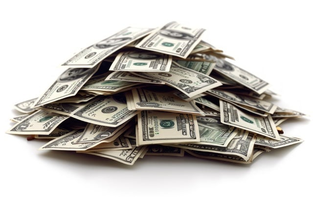 Pile of united states currency symbolizing financial success https://www.vecteezy.com/photo/69634464-pile-of-united-states-currency-symbolizing-financial-success