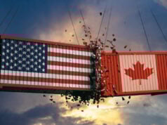 https://www.freepik.com/premium-photo/usa-canada-relation-us-america-canadian-flags-crashed-containers-sky_413343931.htm#fromView=search&page=1&position=6&uuid=a7840098-7d7a-4a0b-b4eb-62c36f6edeeb&query=canada+US+tariff+war