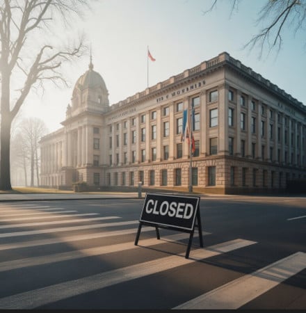 Closed buildings