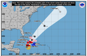 Melissa Now a Category 5, Hurricane Watch for Central and Southeastern Bahamas