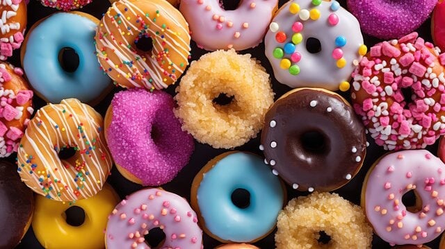 https://www.vecteezy.com/photo/36035095-ai-generated-sweet-snack-donut-food