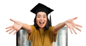 https://www.vecteezy.com/photo/20688625-woman-is-happy-to-achieved-online-graduation-due-to-covid-19-virus-problem