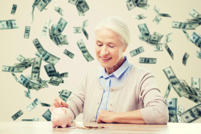 https://www.freepik.com/premium-photo/savings-finances-annuity-insurance-retirement-people-concept-smiling-senior-woman-putting-coins-into-piggy-bank-money-rain-background_40551273.htm#fromView=search&page=1&position=21&uuid=6ee8d667-ff8b-43f1-b078-2ed84d7f0c9f&query=baby+boomer+on+pile+of+money