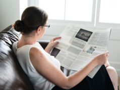 https://www.freepik.com/premium-photo/businesswoman-reading-newspaper-couch_2875739.htm#fromView=image_search&page=1&position=5&uuid=6264d282-b76e-40a2-9b2a-e48a08d2e218&query=newspaper