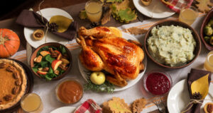 https://www.freepik.com/premium-photo/table-with-plate-food-including-turkey-mashed-potatoes-fruit_381728419.htm#from_element=cross_selling__photo