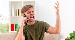 https://www.freepik.com/free-photo/annoyed-young-blonde-handsome-man-sits-table-with-cup-yelling-someone-phone-with-raised-hand_13467023.htm#fromView=search&page=1&position=5&uuid=3aae24a9-833e-45f3-bcb0-94e549c76797&query=angry+caller