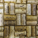 Cork corks for wine.