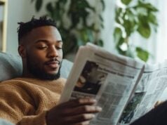 📰 Florida Newspaper Front Pages for Tuesday https://www.vecteezy.com/photo/52367369-man-reading-newspaper-on-couch