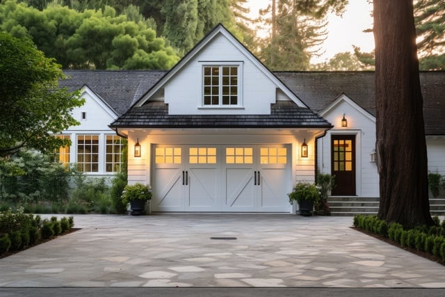 https://www.vecteezy.com/photo/28138390-white-garage-door-with-a-driveway-in-front