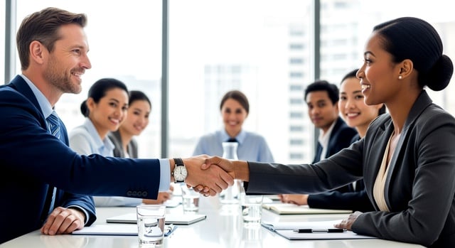 https://www.vecteezy.com/photo/70422991-business-deal-handshake-in-a-corporate-meeting