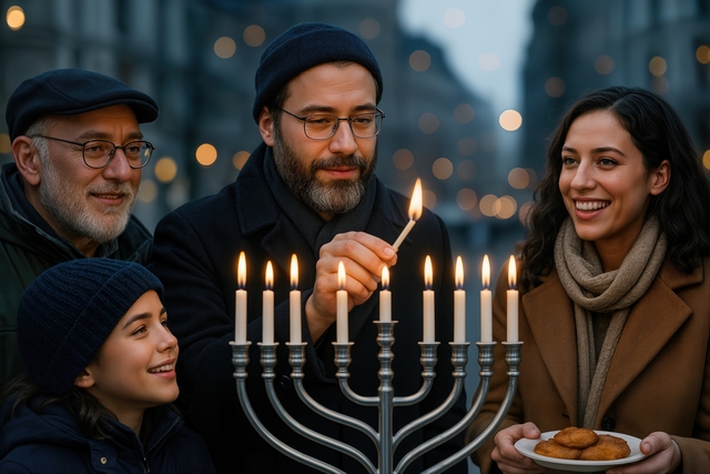 https://www.vecteezy.com/photo/68936539-hanukkah-celebration-with-family-lighting-menorah-in-winter-city-square-at-dusk-creating-a-warm-festive-atmosphere
