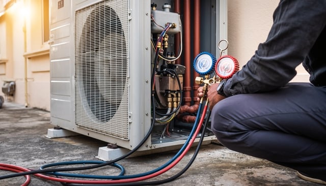 https://www.vecteezy.com/photo/74237234-hvac-technician-performing-maintenance-on-outdoor-air-conditioning-unit-with-gauges