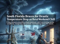 South Florida’s Weekend Warm-Up Ends with a Major Chill (Video)