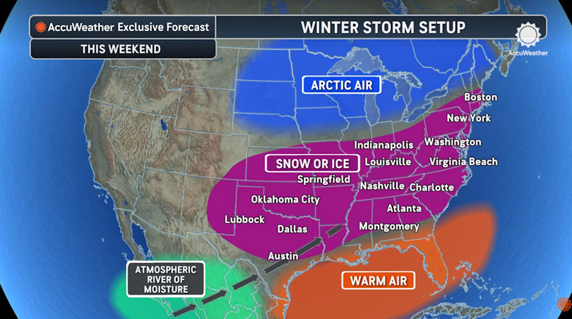 Massive Winter Storm to Lash Over 150 Million People with Dangerous Ice ...