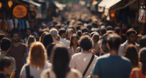 https://www.vecteezy.com/photo/46080771-crowds-of-people-backs-facing-the-camera-move-in-different-directions-as-they-navigate-through-the-packed-street-market-each
