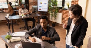 Small Businesses Emerge as the New Power Players in the 401(k) Landscape https://www.freepik.com/free-photo/diverse-colleagues-discuss-strategy-ideas_417583555.htm#fromView=search&page=1&position=33&uuid=6f9cd5a5-5f5b-4c71-8548-23e2f1d41ab0&query=small+business+employees+at+work