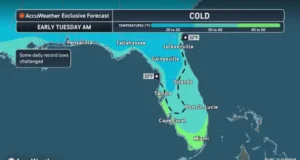 Florida Shivers as Cold Blast Ends Record Heat and Sparks Wildfire Alerts (Video)