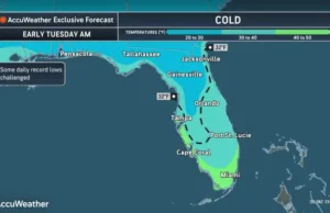 Florida Shivers as Cold Blast Ends Record Heat and Sparks Wildfire Alerts (Video)
