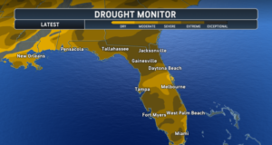 Florida Parched as Historic Drought Grips 99% of State Following Months of Record Rainfall Deficits