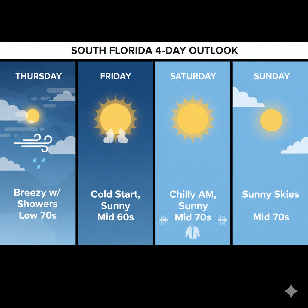 Chilly Front Sweeps Through South Florida Bringing Sunny Skies and ...