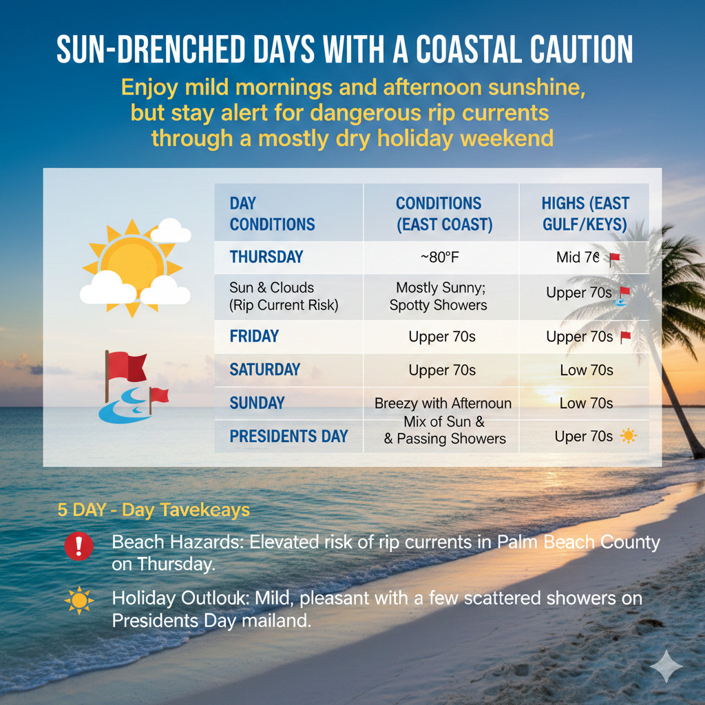Sun-Drenched Days with a Coastal Caution - South Florida Reporter