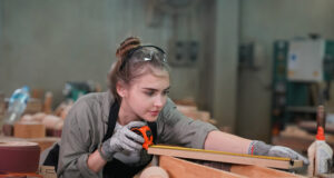 https://www.vecteezy.com/photo/53479290-a-woman-working-in-a-woodworking-shop