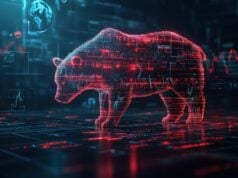https://www.vecteezy.com/photo/70064687-digital-bear-financial-data