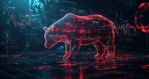 https://www.vecteezy.com/photo/70064687-digital-bear-financial-data