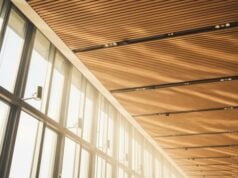 Quick Ceiling Makeovers for South Florida Historic Properties https://www.vecteezy.com/photo/70633783-modern-architecture-interior-with-wooden-ceiling-and-large-windows-bathed-in-golden-sunlight