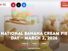 10%, Or 18.6 Million Americans Eat Banana Cream Pie Every Year