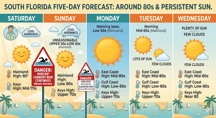 South Florida Weather: Abundant Sunshine and Rising Temperatures Ahead ...