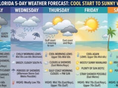 South Florida Braces for a Chilly, Breezy Week Before Sunshine Returns for the Weekend