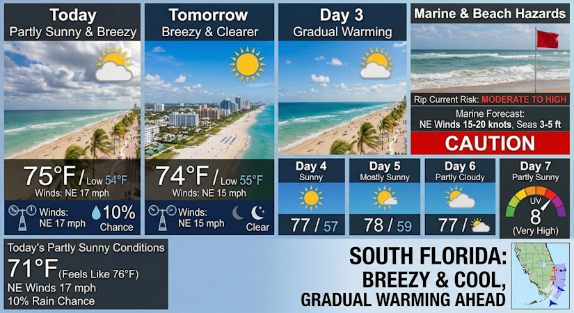 Partly Sunny Outlook For South Florida - South Florida Reporter