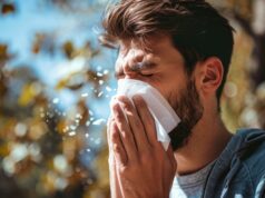 https://www.vecteezy.com/photo/46518915-a-handsome-man-is-blowing-his-nose-with-a-tissue-during-spring-allergy-season-flowers-blossom-exhausted-and-uncomfortable-allergens-in-air-disease-and-sickness