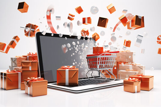 https://www.vecteezy.com/photo/35198652-ai-generated-online-shopping-representation-with-people-on-digital-devices-surrounded-by-gifts-and-icons-of-products