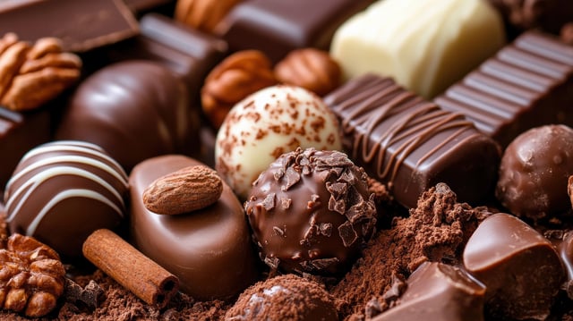 https://www.vecteezy.com/photo/68978216-chocolate-is-a-popular-food-that-is-often-used-in-desserts